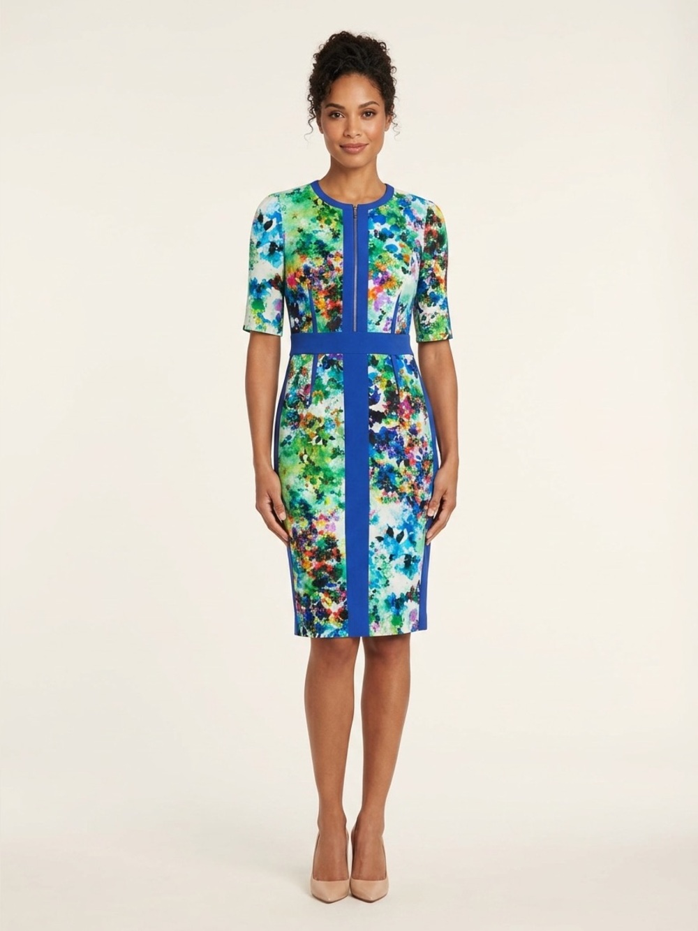 Rickie Freeman for Teri Jon | Floral Dress
